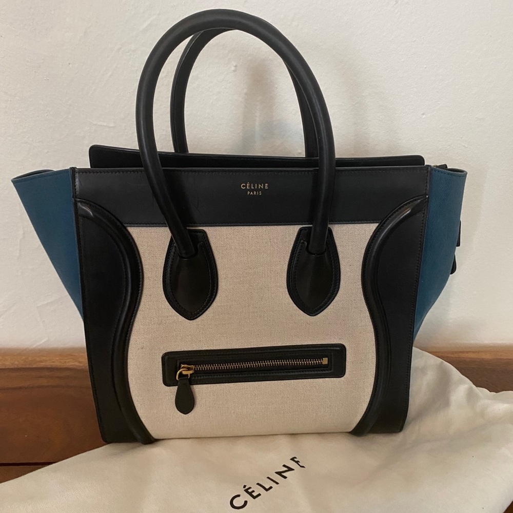 AUTHENTIC Celine mini luggage handbag - Picture 3 of 5